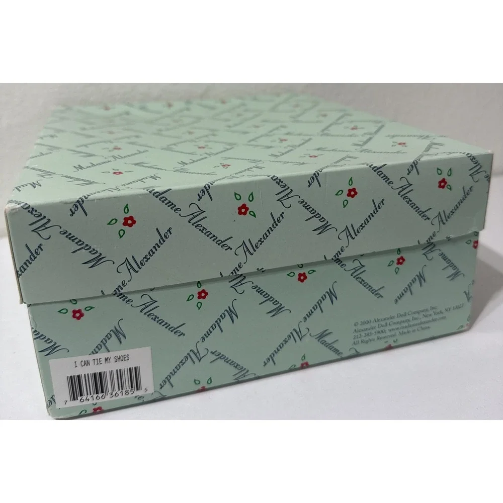 2000 Madame Alexander Doll: I Can Tie My Shoes #36185 Boxed Insert Card Tags NEW